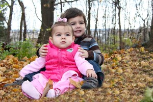 Existe mais fôfo? Sean de 3 aninhos e Liah de 1!!