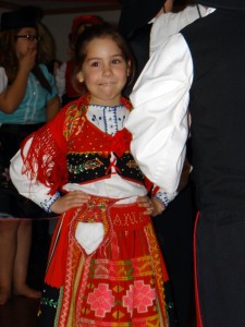 Isabela vestida a Minhota
