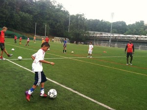 Andrew Maia treino Liverpool LFC em NY
