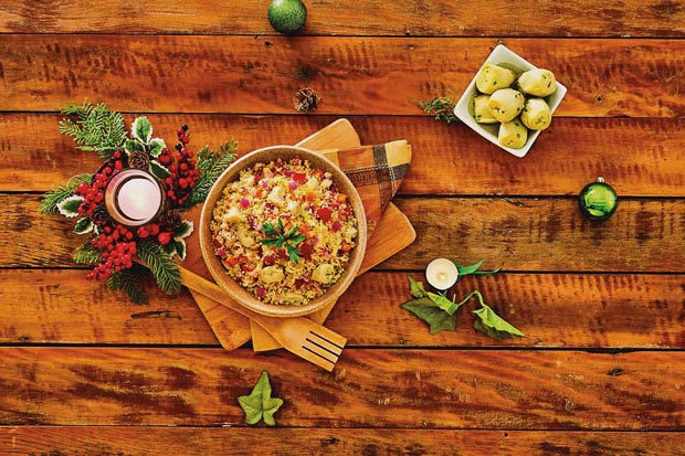 Salada de Cuscuz Marroquino