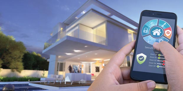 Luxurious modern smart house
