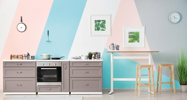 Interior of modern kitchen